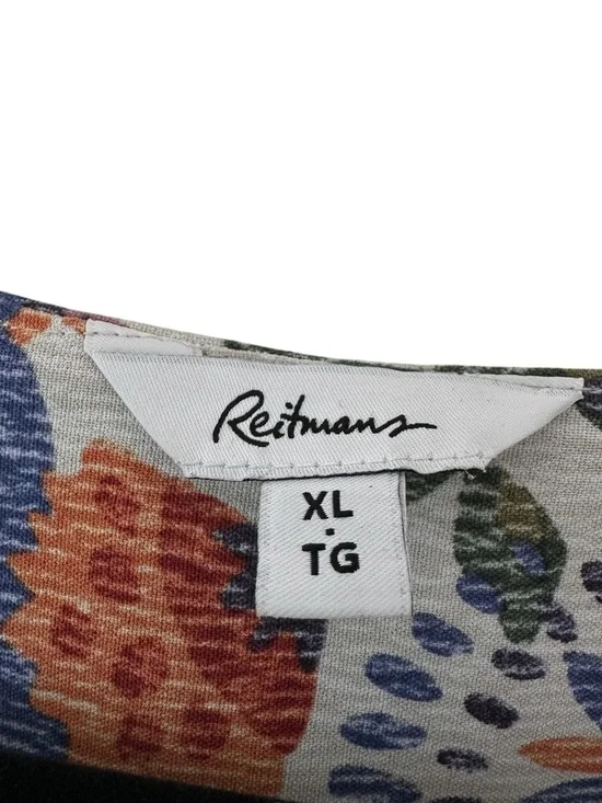 🌸 Reitmans Floral Blouse – Size XL – Lightweight & Airy V-Neck Top - Picture 3 of 9